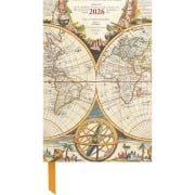 Cover-Bild zum Titel 'Antique Maps 2026 - Diary - Buchkalender - Taschenkalender - 10x15' von ''