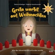Cover-Bild zum Titel 'Greta wartet auf Weihnachten - Wie der Adventskranz erfunden wurde' von 'Sabine Wiediger'