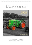 Oldtimer - Trecker Liebe (Wandkalender 2026 DIN A2 hoch), CALVENDO Monatskalender - Peter Roder