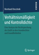 Cover-Bild zum Titel 'Verhältnismäßigkeit und Kontrolldichte' von 'Bernhard Oreschnik'