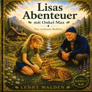 Cover-Bild zum Titel 'Lisas Abenteuer mit Onkel Max - Das verletzte Rehkitz' von 'Lenny Walden'