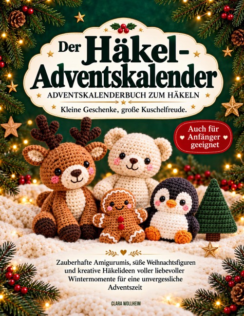 Der Häkel Adventskalender - Adventskalender Buch zum Häkeln - Clara Wollheim