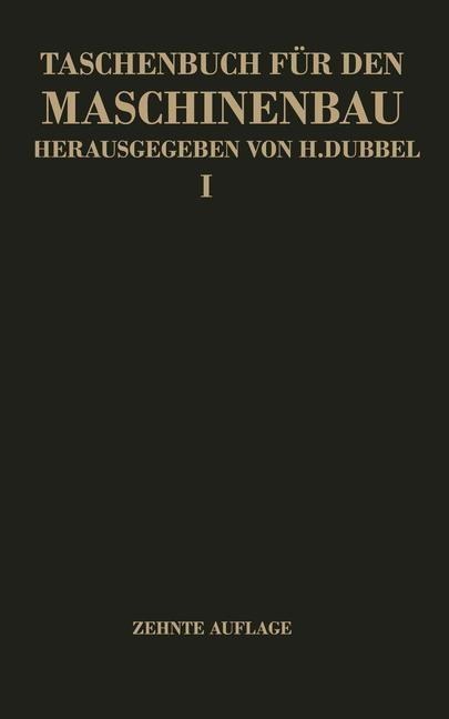 Taschenbuch für den Maschinenbau - 