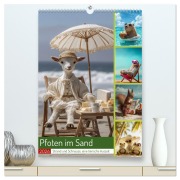 Cover-Bild zum Titel 'Pfoten im Sand (hochwertiger Premium Wandkalender 2026 DIN A2 hoch), Kunstdruck in Hochglanz' von 'Steffen Gierok-Latniak'