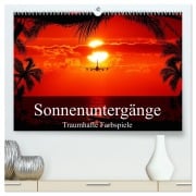 Sonnenuntergänge ¿ Traumhafte Farbspiele (hochwertiger Premium Wandkalender 2026 DIN A2 quer), Kunstdruck in Hochglanz - Elisabeth Stanzer