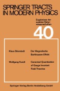 Cover-Bild zum Titel 'Springer Tracts in Modern Physics' von 'S. Flügge, W. Kundt, Klaus Stierstadt'