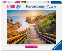 Cover-Bild zum Titel 'Erwachsenenpuzzle 1000 Teile - Holztreppe zum Praio do Camillo' von ''