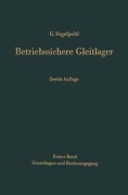 Cover-Bild zum Titel 'Betriebssichere Gleitlager' von 'Georg Vogelpohl'