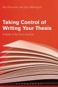 Cover-Bild zum Titel 'Taking Control of Writing Your Thesis' von 'Kay Guccione, Jerry Wellington'