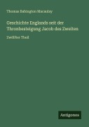 Cover-Bild zum Titel 'Geschichte Englands seit der Thronbesteigung Jacob des Zweiten' von 'Thomas Babington Macaulay'