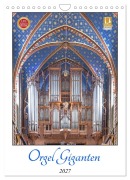 Cover-Bild zum Titel 'Orgel Giganten (Wandkalender 2027 DIN A4 hoch), CALVENDO Monatskalender' von 'Bodo Schmidt'