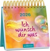 Cover-Bild zum Titel 'Mini-Wochenkalender Ich wünsch dir was 2026' von ''