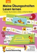 Cover-Bild zum Titel 'Meine Übungsstreifen Lesen lernen - 1. Klasse: Buchstaben, Silben, einfache Wörter' von 'Agnes Spiecker'