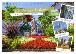 Cover-Bild zum Titel 'Grüße aus Unken (Tischkalender 2026 DIN A5 quer), CALVENDO Monatskalender' von 'Christa Kramer'