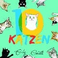 Cover-Bild zum Titel '10 Katzen' von 'Emily Gravett'