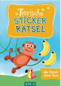 Cover-Bild zum Titel 'Tierische Sticker-Rätsel' von ''