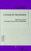 Cover-Bild zum Titel 'L'Italie en transition' von 'Morel'