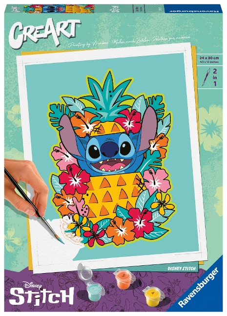 Ravensburger CreArt - Malen nach Zahlen 23933 - Disney Stitch - ab 12 Jahren - 