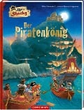 Cover-Bild zum Titel 'Käpt'n Sharky - Der Piratenkönig' von 'Jutta Langreuter, Jeremy Langreuter'