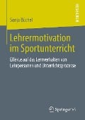 Cover-Bild zum Titel 'Lehrermotivation im Sportunterricht' von 'Sonja Büchel'