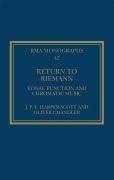 Cover-Bild zum Titel 'Return to Riemann' von 'Oliver Chandler, J. P. E. Harper-Scott'