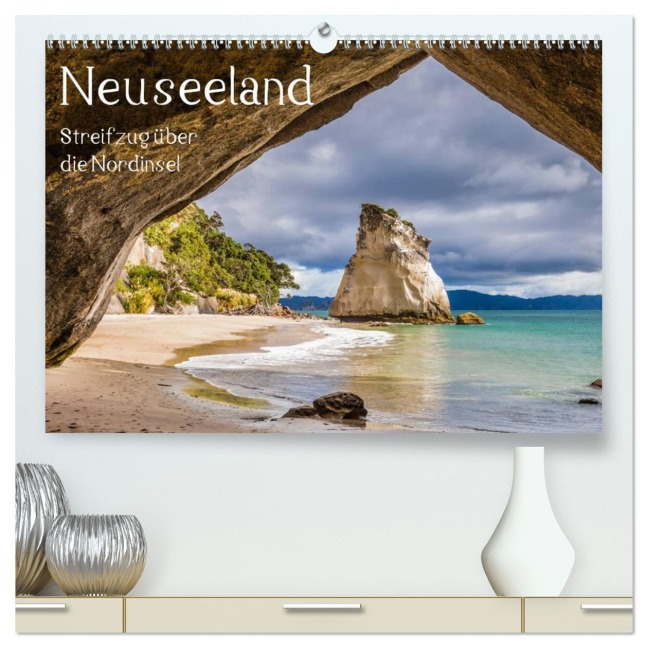 Neuseeland - Streifzug über die Nordinsel / CH-Version (hochwertiger Premium Wandkalender 2026 DIN A2 quer), Kunstdruck in Hochglanz - Thomas Klinder