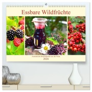 Essbare Wildfrüchte. Aromatische Köstlichkeiten aus der Natur (hochwertiger Premium Wandkalender 2026 DIN A2 quer), Kunstdruck in Hochglanz - Rose Hurley
