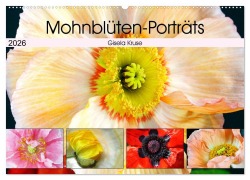Cover-Bild zum Titel 'Mohnblüten-Porträts (Wandkalender 2026 DIN A2 quer), CALVENDO Monatskalender' von 'Gisela Kruse'