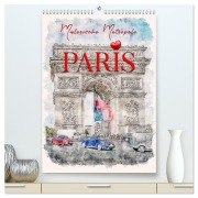 Cover-Bild zum Titel 'Paris - malerische Metropole (hochwertiger Premium Wandkalender 2026 DIN A2 hoch), Kunstdruck in Hochglanz' von 'Peter Roder'