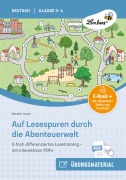 Cover-Bild zum Titel 'Auf Lesespuren durch die Abenteuerwelt' von 'Kerstin Jauer'