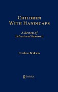 Cover-Bild zum Titel 'Children With Handicaps' von 'Gershon Berkson'