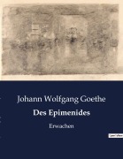 Cover-Bild zum Titel 'Des Epimenides' von 'Johann Wolfgang Goethe'
