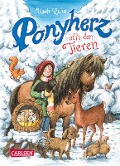 Cover-Bild zum Titel 'Ponyherz 22: Ponyherz hilft den Tieren' von 'Usch Luhn, Franziska Harvey'