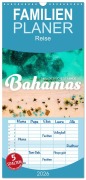 Cover-Bild zum Titel 'Familienplaner 2026 - Bahamas - Paradiesische Strände. mit 5 Spalten (Wandkalender, 21 x 45 cm) CALVENDO' von 'Sf Sf'
