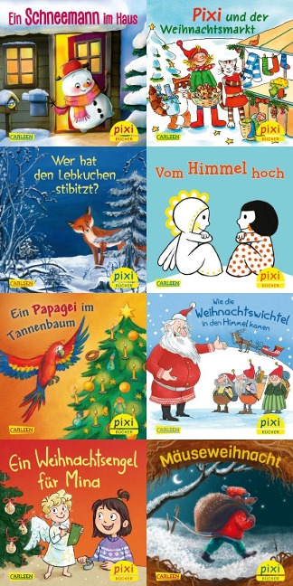 Pixi-Weihnachts-8er-Set 38: Zauberhafte Weihnachten mit Pixi (8x1 Exemplar) - 