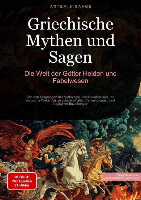 Griechische Mythen und Sagen: Die Welt der Götter, Helden und Fabelwesen - Artemis Saage - Deutschland