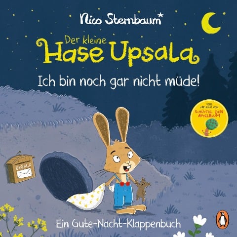 Der kleine Hase Upsala - Ich bin noch gar nicht müde - Ein Gute-Nacht-Klappenbuch - Nico Sternbaum