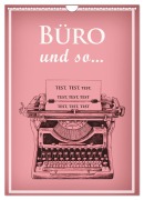 Cover-Bild zum Titel 'Büro und so ... (Wandkalender 2026 DIN A4 hoch), CALVENDO Monatskalender' von 'Christine B-B Müller'