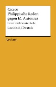 Cover-Bild zum Titel 'Philippische Reden gegen M. Antonius 1' von 'Marcus Tullius Cicero'