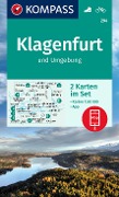 Cover-Bild zum Titel 'KOMPASS Wanderkarten-Set 294 Klagenfurt und Umgebung (2 Karten) 1:50.000' von ''