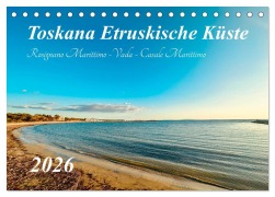 Cover-Bild zum Titel 'Toskana - Etruskische Küste (Tischkalender 2026 DIN A5 quer), CALVENDO Monatskalender' von 'Udo Talmon'