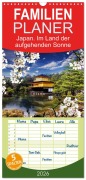 Familienplaner 2026 - Japan. Im Land der aufgehenden Sonne mit 5 Spalten (Wandkalender, 21 x 45 cm) CALVENDO - Elisabeth Stanzer