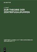 Zur Theorie der Zentrifugalpumpen - J. Bartl