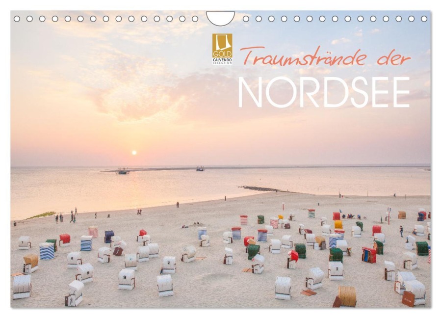 Traumstrände der Nordsee (Wandkalender 2026 DIN A4 quer), CALVENDO Monatskalender - Dietmar Scherf