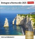 Bretagne & Normandie Sehnsuchtskalender 2025 - Wochenkalender mit 53 Postkarten - 