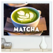 Matcha - Grüner Muntermacher (hochwertiger Premium Wandkalender 2026 DIN A2 quer), Kunstdruck in Hochglanz - Sf Sf