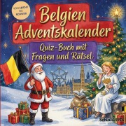 Cover-Bild zum Titel 'Belgien-Adventskalender: Quiz-Buch mit Fragen und Rätsel' von 'Schlauvento Interactive'