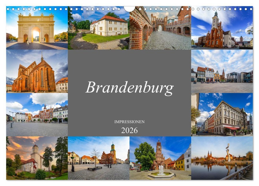 Brandenburg Impressionen (Wandkalender 2026 DIN A3 quer), CALVENDO Monatskalender - Dirk Meutzner