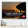 Streitkraft. Militärische Impressionen (hochwertiger Premium Wandkalender 2025 DIN A2 quer), Kunstdruck in Hochglanz - Elisabeth Stanzer