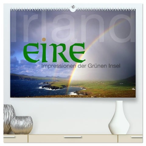 Irland/Eire - Impressionen der Grünen Insel (hochwertiger Premium Wandkalender 2025 DIN A2 quer), Kunstdruck in Hochglanz - Edmund Nägele F. R. P. S.